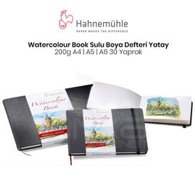 Hahnemühle Watercolour Book Yatay 200 gr 30 Yaprak Sulu Boya Defteri
