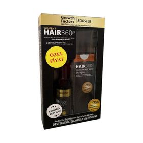 Hair 360 Growth Factors Intensive Kadın Tipi Saç Dökülmesine Karşı 150 ml Şampuan + 50 ml Sprey