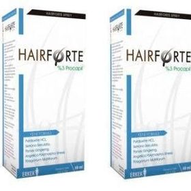 Hairforte Erkek 2 adet 60 ml Saç Dökülmelerine Karşı Etkili Sprey