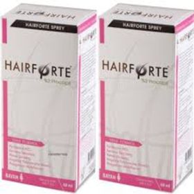 Hairforte Kadın 2 adet 60 ml Saç Dökülmelerine Karşı Etkili Sprey