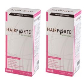 Hairforte Kadın 2 adet 60 ml Saç Dökülmelerine Karşı Etkili Sprey