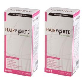 Hairforte Kadın 2 adet 60 ml Saç Dökülmelerine Karşı Etkili Sprey