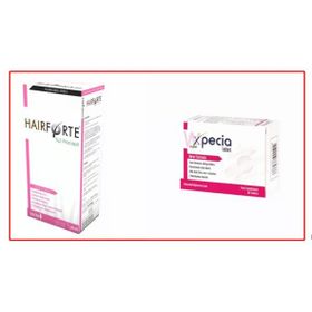 Hairforte Sprey Kadın 60 ml + Xpecia Kadın 60 Tablet Saç Bakım Paketi