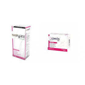 Hairforte Sprey Kadın 60 ml + Xpecia Kadın 60 Tablet Saç Bakım Paketi