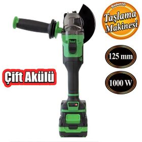 HAIS Pro JM-125A Çift Akülü 6 Kademeli 125 mm 1000 W 21 V DC 4.0 Ah Taşlama Makinesi