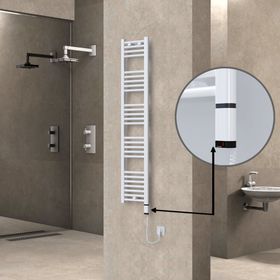 Haiti 300x1500 Düz Beyaz Parlak Oned on off Sağ 300 Watt Elektrikli Havlupan