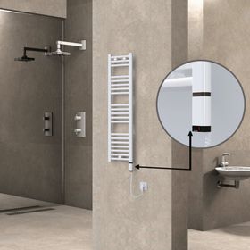 Haiti Düz Beyaz Sağ 200 Watt 300x1100 cm Termostatlı Elektrikli Havlupan