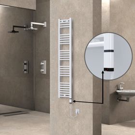 Haiti Düz Beyaz Sağ 300 Watt 300x1500 cm Termostatlı Elektrikli Havlupan
