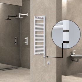 Haiti Düz Beyaz Sağ 300 Watt 400x1200 cm Termostatlı Elektrikli Havlupan