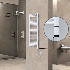 Haiti Düz Beyaz Sağ 300 Watt 400x1200 cm Termostatlı Elektrikli Havlupan