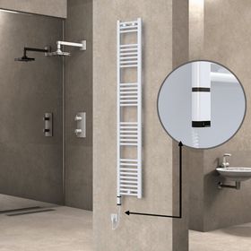 Haiti Düz Beyaz Sol 300 Watt 300x1800 cm Termostatlı Elektrikli Havlupan