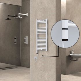 Haiti Düz Beyaz Sol 300 Watt 400x1000 cm Termostatlı Elektrikli Havlupan