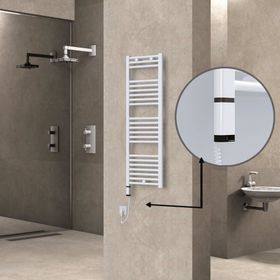 Haiti Düz Beyaz Sol 300 Watt 400x1200 cm Termostatlı Elektrikli Havlupan