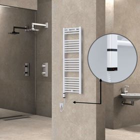 Haiti Düz Beyaz Sol 300 Watt 400x1200 cm Termostatlı Elektrikli Havlupan