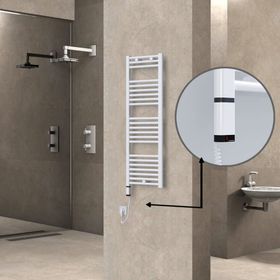 Haiti Düz Beyaz Sol 300 Watt 400x1200 cm Termostatlı Elektrikli Havlupan