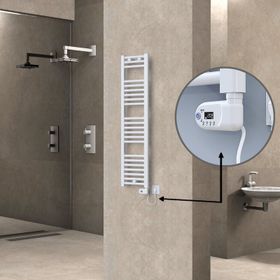 Haiti Düz Beyaz Thesis 300 Watt 300x1200 cm Termostatlı Elektrikli Havlupan