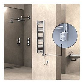 Haiti Düz Krom 200 Watt 300x1100 cm Termostatlı Elektrikli Havlupan