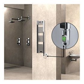 Haiti Düz Krom 200 Watt 300x1100 cm Termostatlı Elektrikli Havlupan