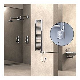 Haiti Düz Krom 200 Watt 300x1100 cm Termostatlı Elektrikli Havlupan