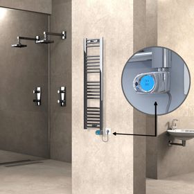 Haiti Düz Krom 200 Watt 300x1200 cm Termostatlı Elektrikli Havlupan
