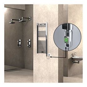 Haiti Düz Krom 200 Watt 400x1000 cm Termostatlı Elektrikli Havlupan