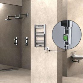 Haiti Düz Krom 200 Watt 400x700 cm Termostatlı Elektrikli Havlupan