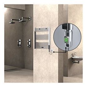 Haiti Düz Krom 200 Watt 600x700 cm Termostatlı Elektrikli Havlupan