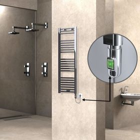 Haiti Düz Krom 300 Watt 400x1200 cm Termostatlı Elektrikli Havlupan