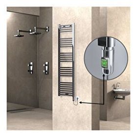 Haiti Düz Krom 300 Watt 400x1500 cm Termostatlı Elektrikli Havlupan