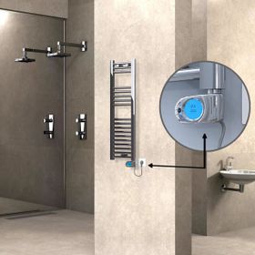 Haiti Düz Krom Musa 200 Watt 300x1000 cm Termostatlı Elektrikli Havlupan