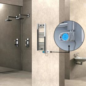 Haiti Düz Krom Musa 200 Watt 300x800 cm Termostatlı Elektrikli Havlupan