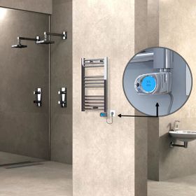 Haiti Düz Krom Musa 200 Watt 400x700 cm Termostatlı Elektrikli Havlupan