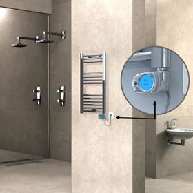 Haiti Düz Krom Musa 200 Watt 400x800 cm Termostatlı Elektrikli Havlupan