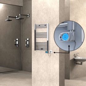 Haiti Düz Krom Musa 200 Watt 500x800 cm Termostatlı Elektrikli Havlupan