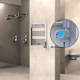 Haiti Düz Krom Musa 200 Watt 600x700 cm Termostatlı Elektrikli Havlupan
