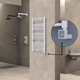 Haiti Elektrikli 300 Watt 500x1100 cm Düz Beyaz KTX3 Termostatlı Havlupan