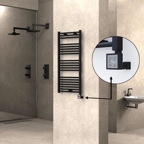 Haiti Elektrikli 300 Watt 500x1100 cm Düz Mat Siyah KTX3 Termostatlı Havlupan