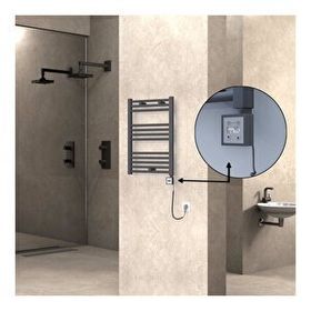 Haiti Elektrikli 300 Watt 500x700 cm Düz Antrasit KTX3 Termostatlı Havlupan
