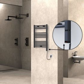 Haiti Elektrikli 300 Watt 500x700 cm Düz Antrasit Oned On Off Termostatlı Sağ Havlupan