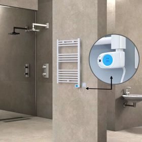 Haiti Elektrikli 300 Watt 500x800 cm Düz Beyaz Musa Termostatlı Havlupan