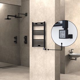 Haiti Elektrikli 300 Watt 500x800 cm Düz Mat Siyah KTX3 Termostatlı Havlupan