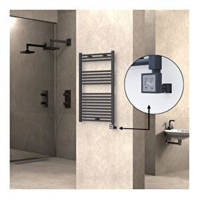 Haiti Elektrikli 300 Watt 600x1000 cm Düz Antrasit KTX3 Termostatlı Havlupan