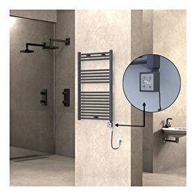 Haiti Elektrikli 300 Watt 600x1000 cm Düz Antrasit KTX3 Termostatlı Havlupan
