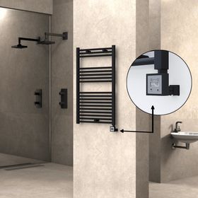 Haiti Elektrikli 300 Watt 600x1000 cm Düz Mat Siyah KTX3 Termostatlı Havlupan