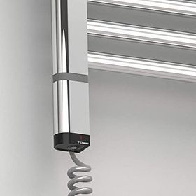 Haiti Elektrikli 300 Watt 600x1500 cm Düz Krom Oned On Off Termostatlı Sol Havlupan