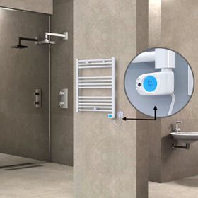 Haiti Elektrikli 300 Watt 600x700 cm Düz Beyaz Musa Termostatlı Havlupan
