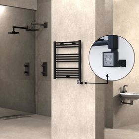 Haiti Elektrikli 300 Watt 600x700 cm Düz Mat Siyah KTX3 Termostatlı Havlupan