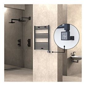 Haiti Elektrikli 300 Watt 600x800 cm Düz Antrasit KTX3 Termostatlı Havlupan