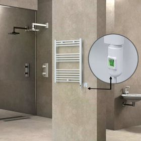 Haiti Elektrikli 300 Watt 600x800 cm Düz Beyaz On Off Düğmeli Havlupan