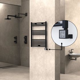 Haiti Elektrikli 300 Watt 600x800 cm Düz Mat Siyah KTX3 Termostatlı Havlupan